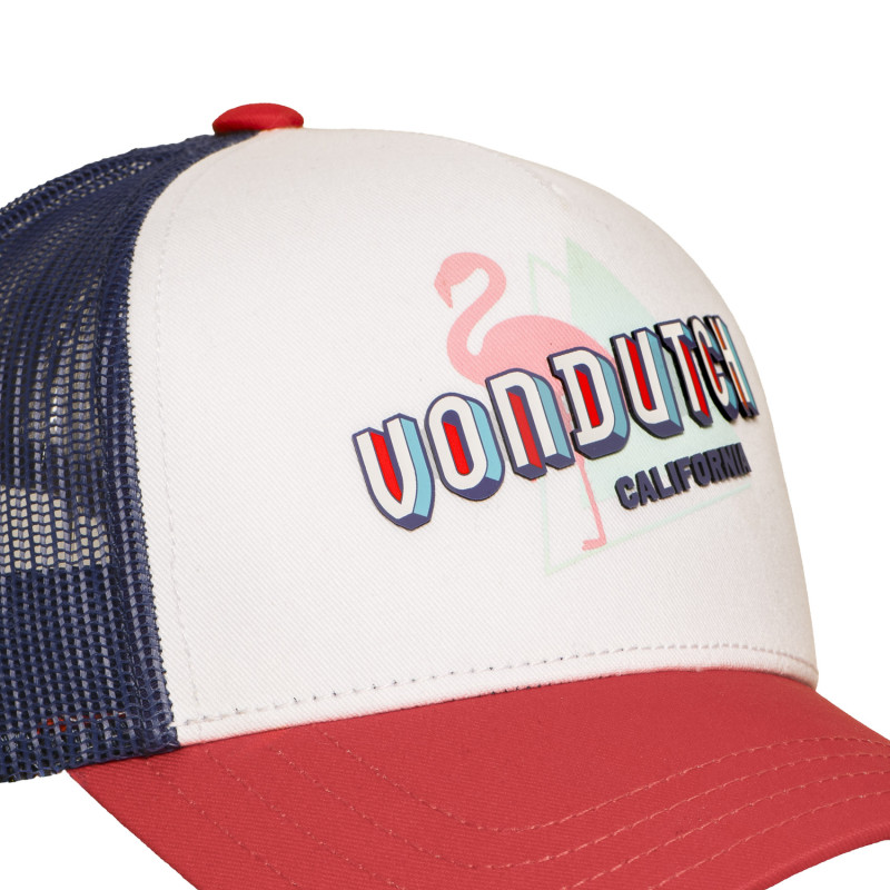 Casquette Vondutch Orange Trucker Snapback SURF