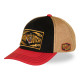 Casquette Vondutch Rouge Trucker Snapback en Suedine WILD
