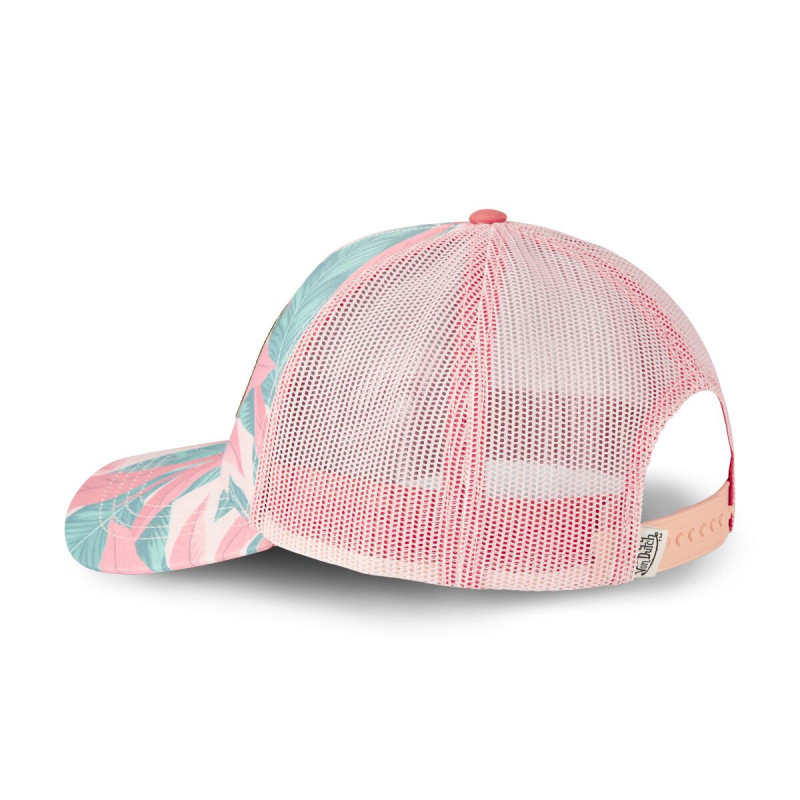 Casquette Vondutch Rose Trucker Snapback TROPICAL