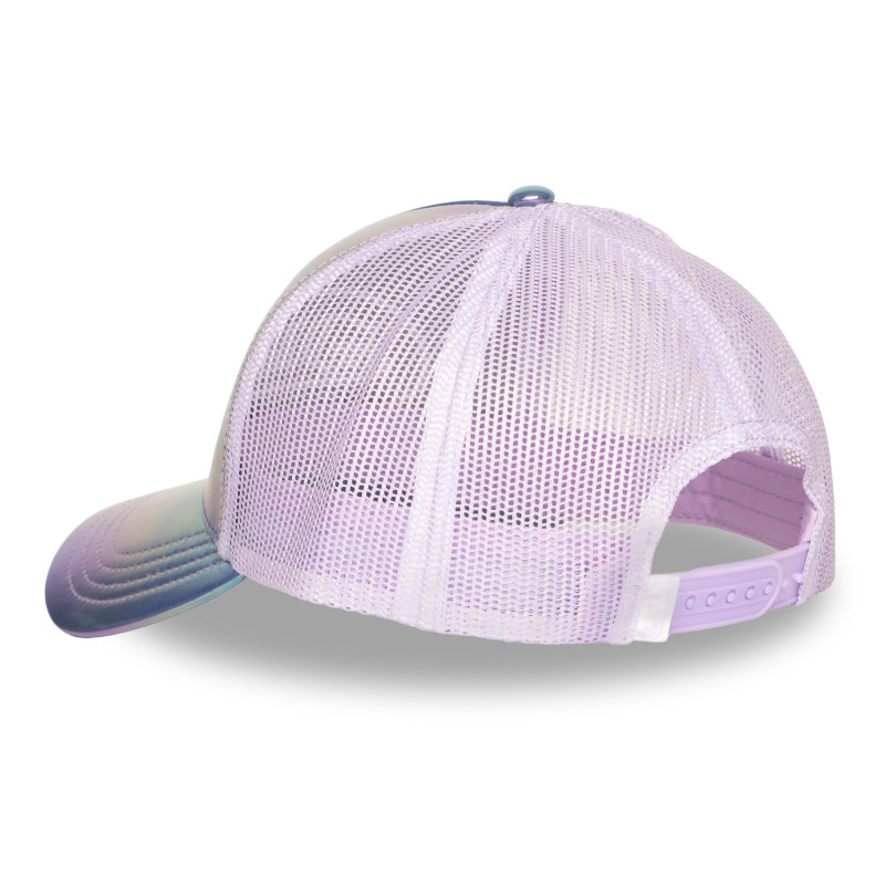 Casquette Vondutch Violette Trucker Snapback en PU effet Brillant, HOLOGRAM
