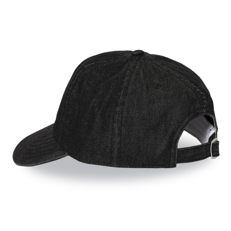 Casquette Vondutch Noire Dad cap Strapback / Boucle en Denim DENIM