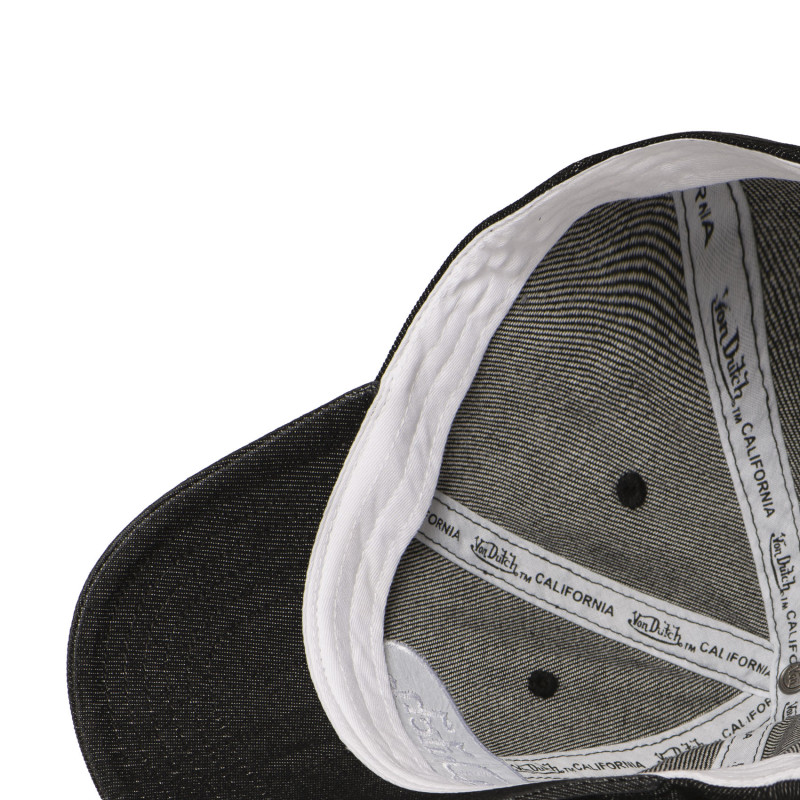 Casquette Vondutch Noire Dad cap Strapback / Boucle en Denim DENIM