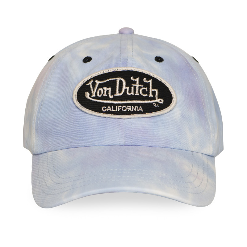 Casquette Vondutch Violette Dad cap Strapback / Boucle effet TIE & DYE