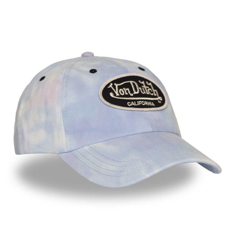 Casquette Vondutch Violette Dad cap Strapback / Boucle effet TIE & DYE