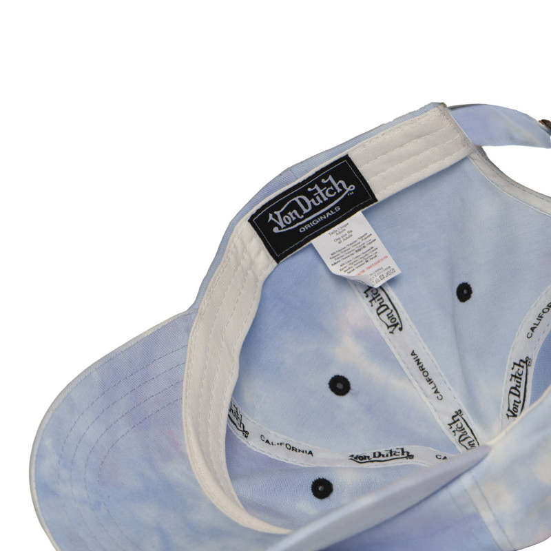 Casquette Vondutch Violette Dad cap Strapback / Boucle effet TIE & DYE