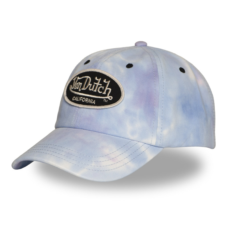 Casquette Vondutch Violette Dad cap Strapback / Boucle effet TIE & DYE