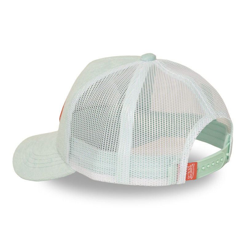 Casquette Verte Trucker Snapback en Velours KYLIE | Vondutch