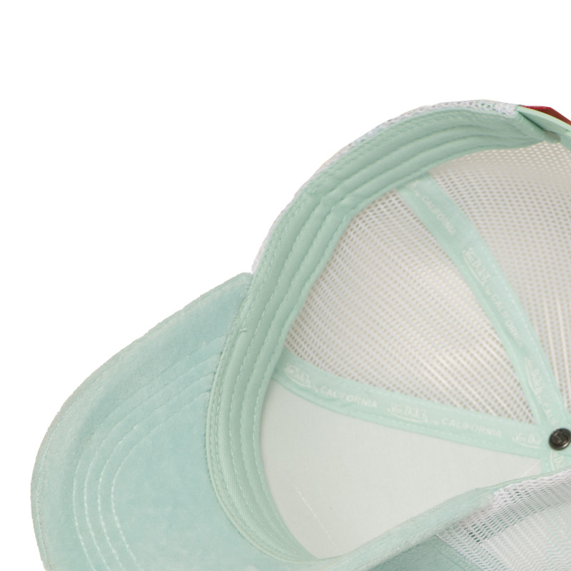 Casquette Verte Trucker Snapback en Velours KYLIE | Vondutch