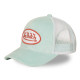 Casquette Verte Trucker Snapback en Velours KYLIE | Vondutch