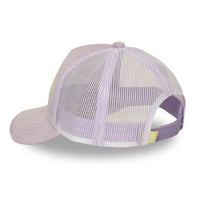 Casquette Violette Trucker Snapback en Velours KYLIE | Vondutch