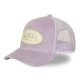 Casquette Violette Trucker Snapback en Velours KYLIE | Vondutch