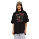 Tee Shirt Noir coupe Relaxed fit Col rond WOLF | Femme - Vondutch