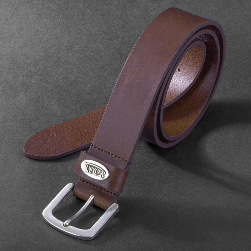 Ceinture en cuir de vachette avec boucle 4cm