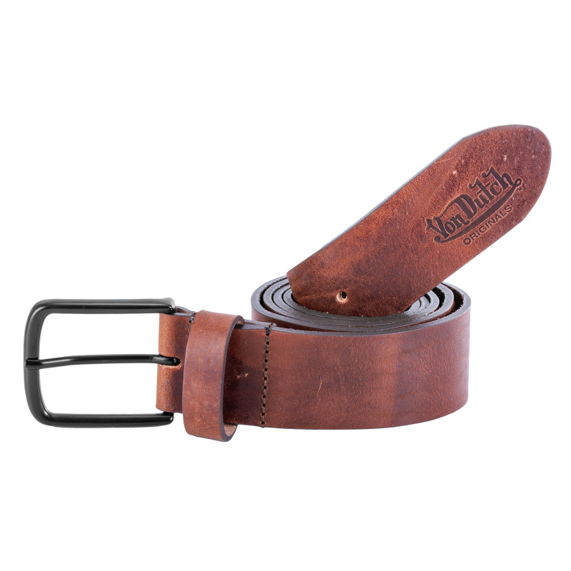 Ceinture en cuir de vachette avec boucle 4cm