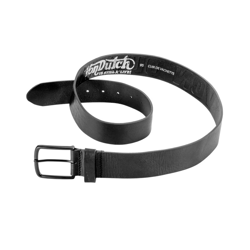 Ceinture en cuir de vachette avec boucle 4cm