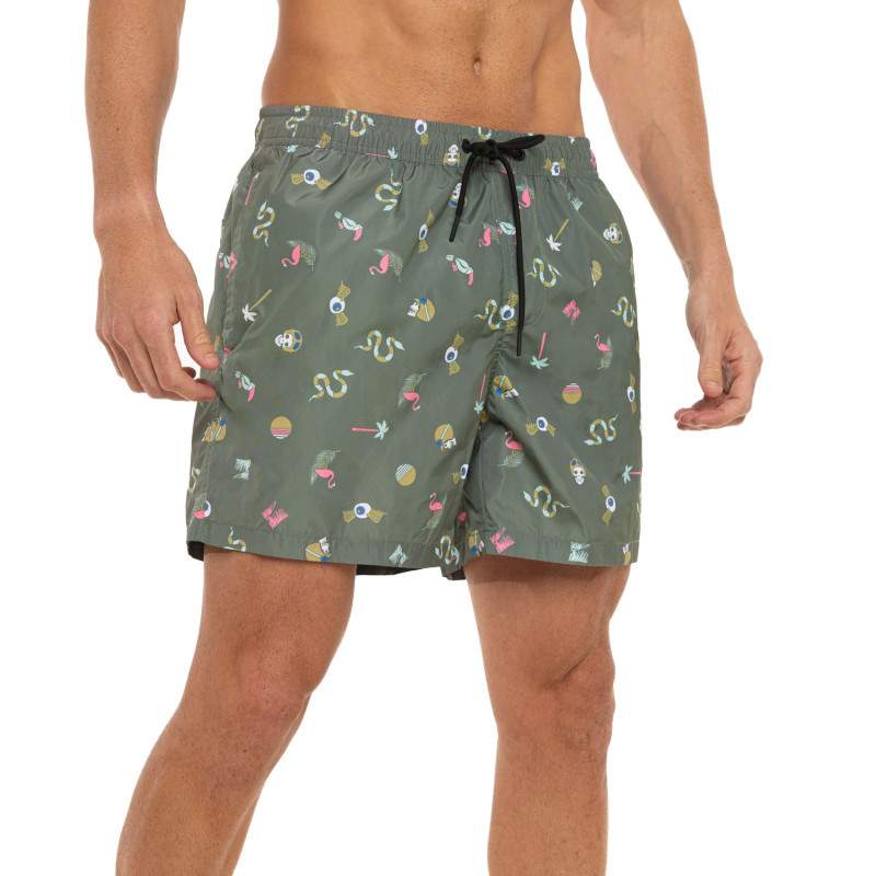 Maillot de bain Poches Vert BURT | homme - Vondutch