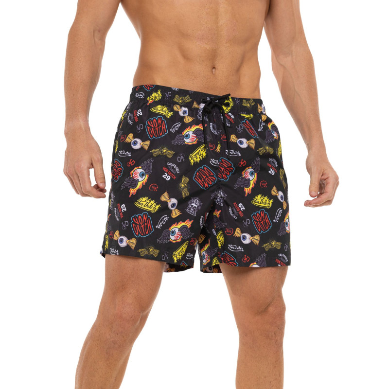 Maillot de bain Poches Noir BURT | homme - Vondutch