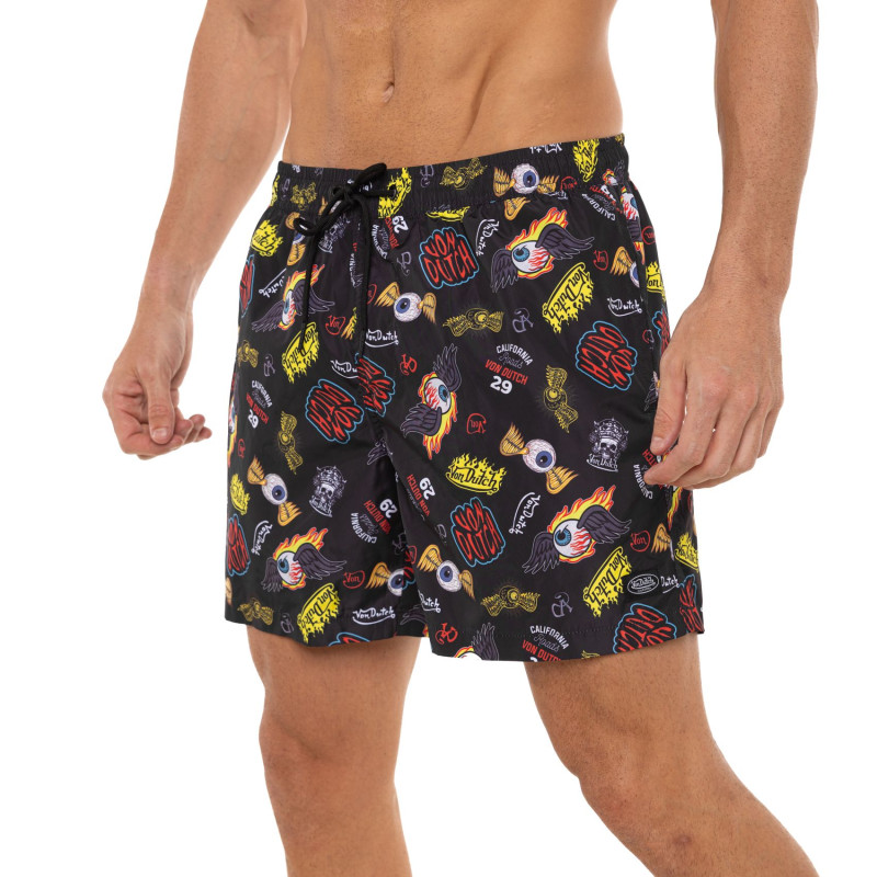 Maillot de bain Poches Noir BURT | homme - Vondutch