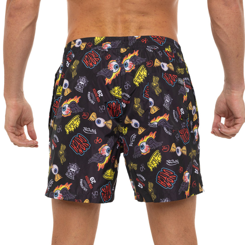 Maillot de bain Poches Noir BURT | homme - Vondutch