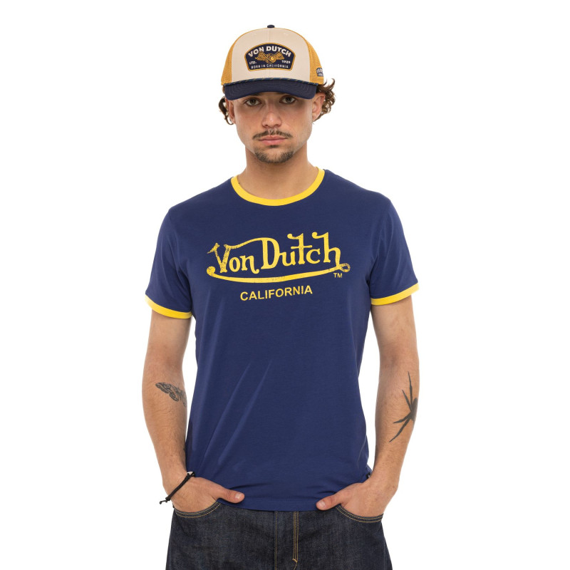 Tee Shirt Bleu coupe Régular Col rond BLAST | Homme - Vondutch