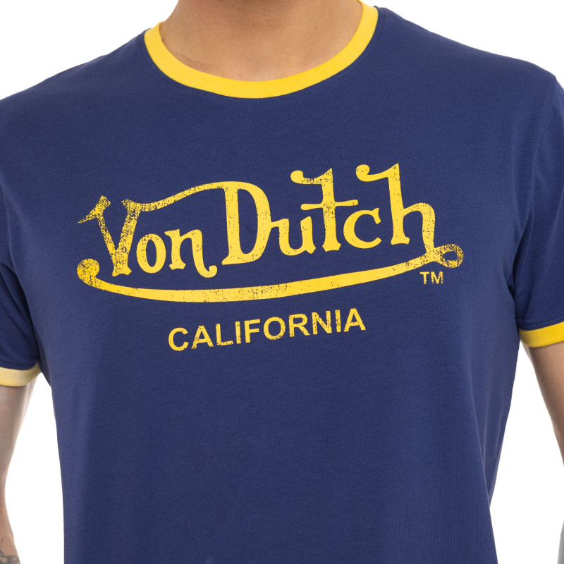 Tee Shirt Bleu coupe Régular Col rond BLAST | Homme - Vondutch