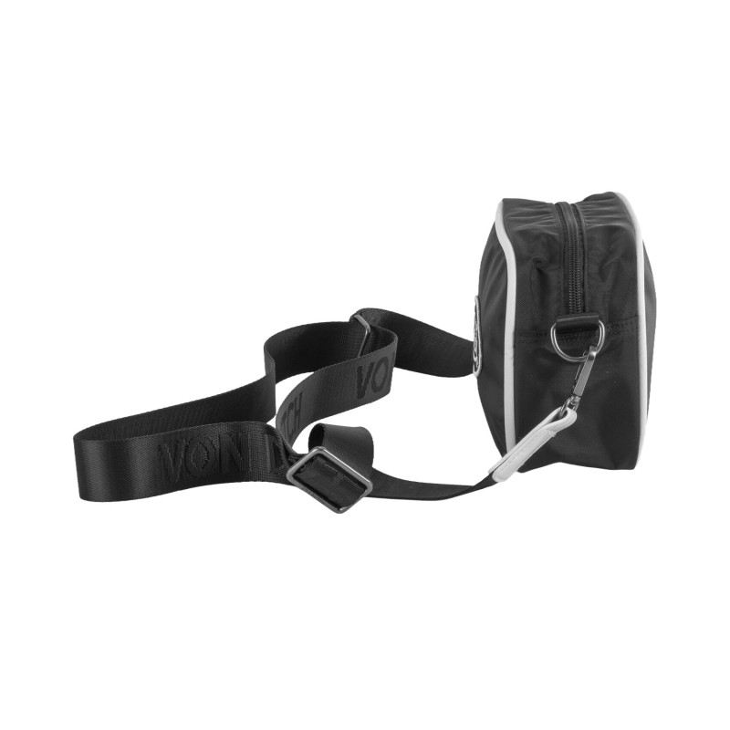 Sacoche en nylon avec patch brodé bandoulière réglable amovible 14x21