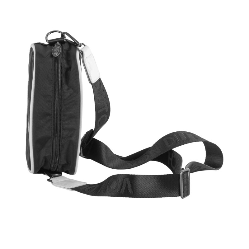 Sacoche en nylon avec patch brodé bandoulière réglable amovible 14x21