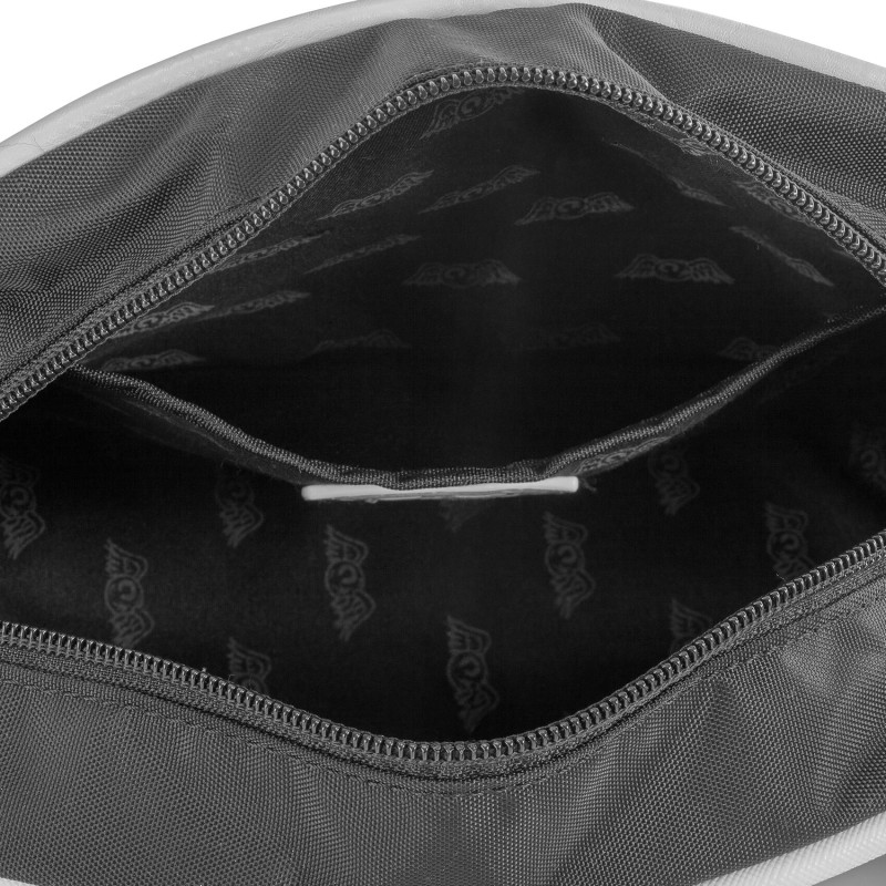 Sacoche en nylon avec patch brodé bandoulière réglable amovible 14x21