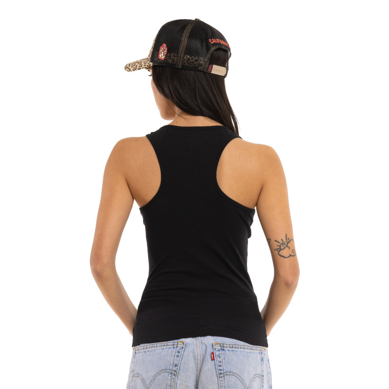 Débardeur femme col rond print devant Charly