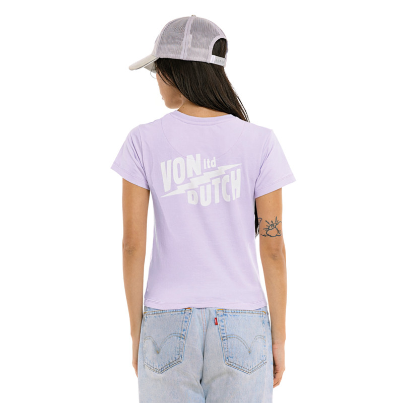 T-shirt femme col rond print devant et dos April