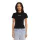 Tee Shirt Noir coupe Slim Col rond FLASH | Femme - Vondutch | Von Dutch