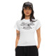 Tee Shirt Blanc coupe Slim Col rond LUCY | Femme - Vondutch