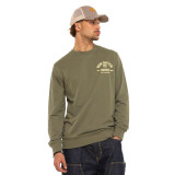 Sweat homme col rond en french terry Curve