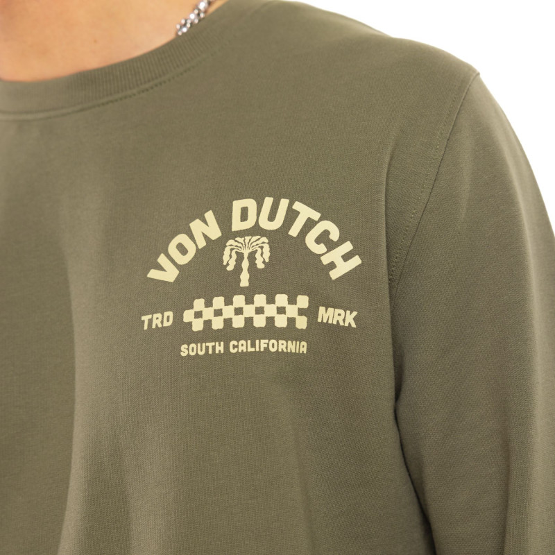 Sweat homme col rond en french terry Curve