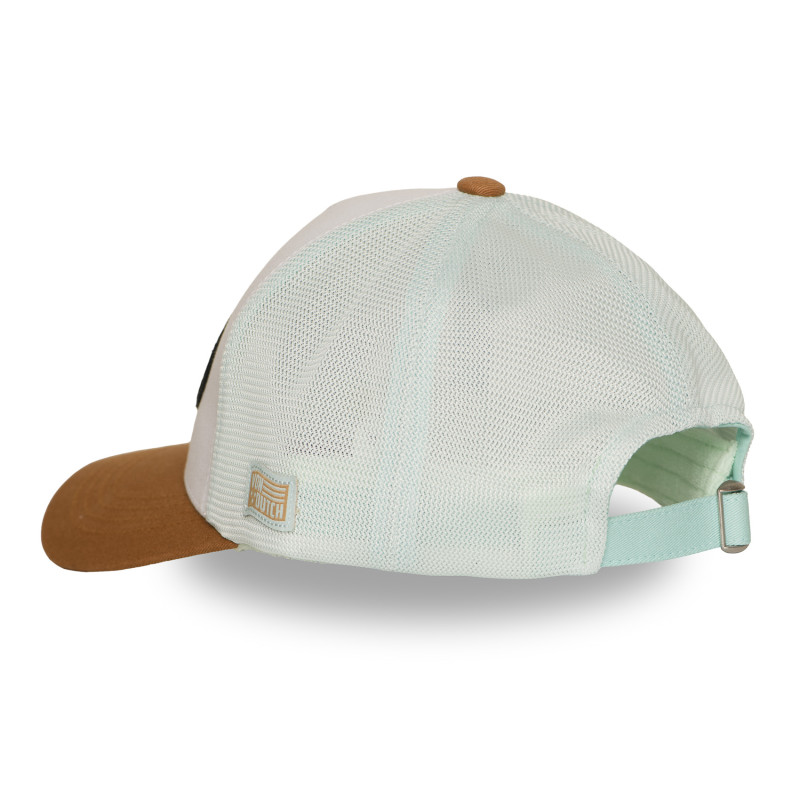 Casquette Vondutch Blanche Trucker Strapback / Boucle LOFB