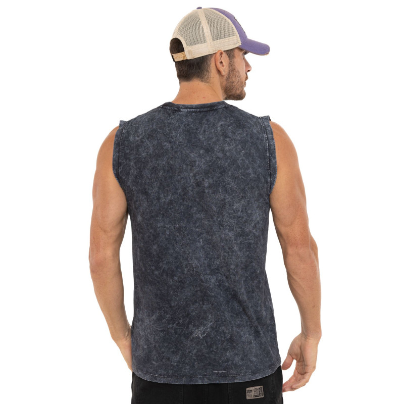 Tee Shirt Gris coupe Regular Col rond effet Délavé SEPT | Vondutch