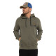 Sweat à capuche Zippé Kaki RACER | Homme - Vondutch