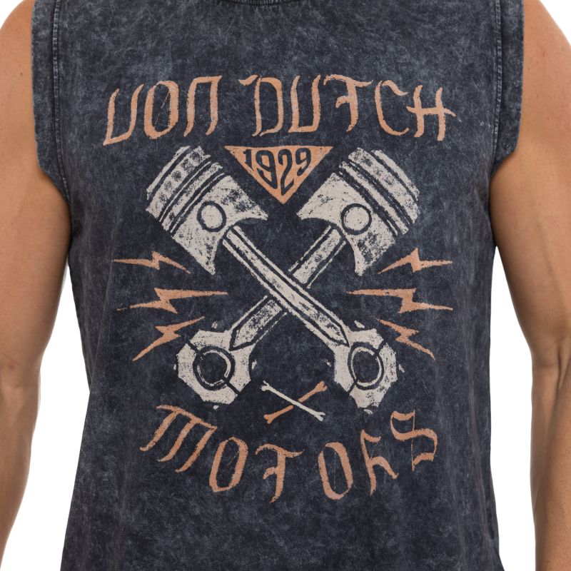Tee Shirt Gris coupe Regular Col rond effet Délavé SEPT | Vondutch