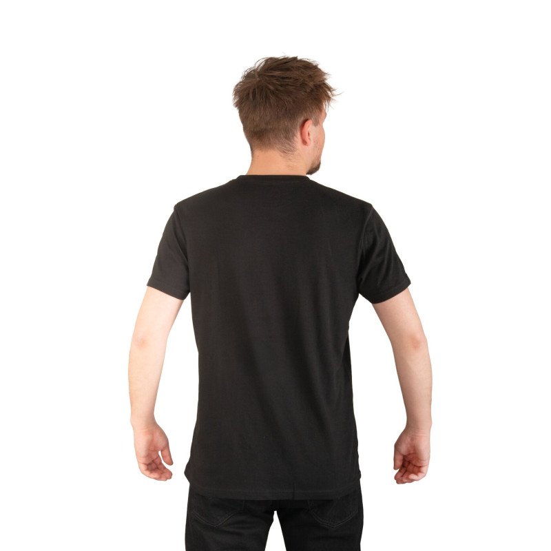 Tee Shirt Noir coupe Régular Col rond LOG Homme | Vondutch