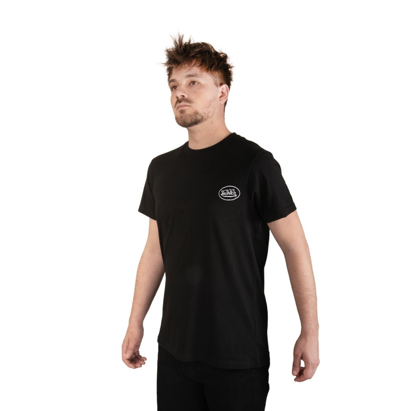 Tee Shirt Noir coupe Régular Col rond LOG Homme | Vondutch