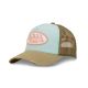 Casquette Vondutch Marron Trucker Snapback effet Usé USED | Vondutch