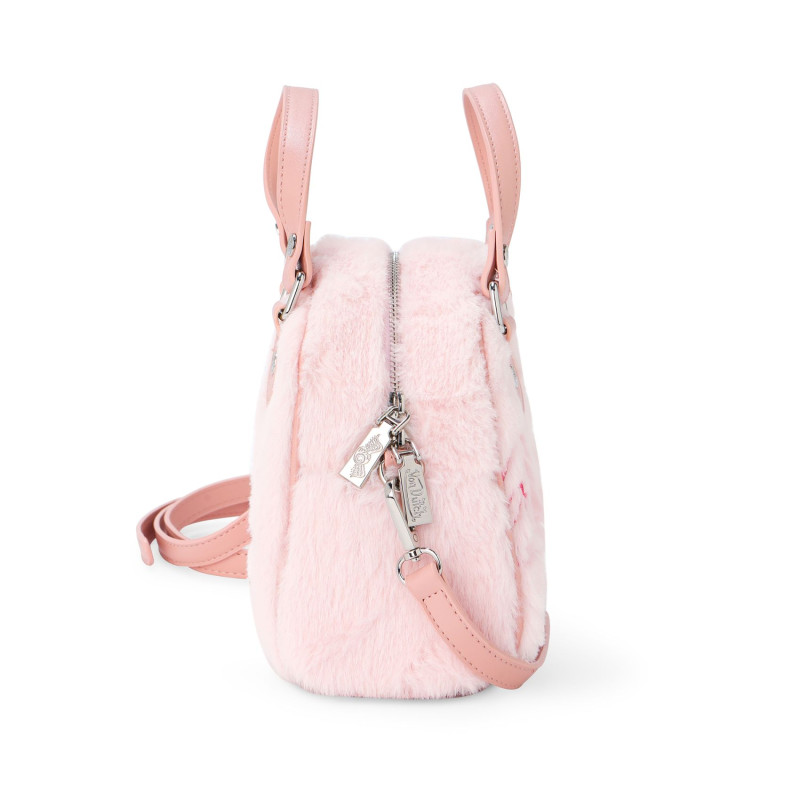 Sac bowling avec bandoulière effet fourrure avec broderie | Von Dutch