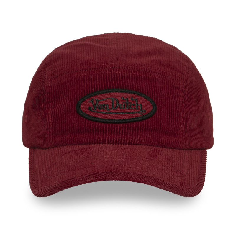 Casquette homme 5 panneaux en velours côtelé | Von Dutch