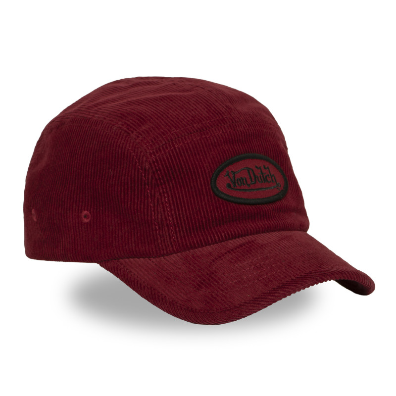 Casquette homme 5 panneaux en velours côtelé | Von Dutch