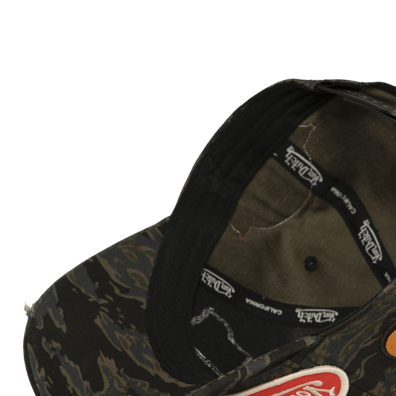 Casquette baseball effet usé avec patch Kamo Tiger | Von Dutch