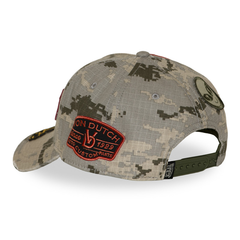 Casquette baseball effet usé avec patch Kamo Sand | Von Dutch