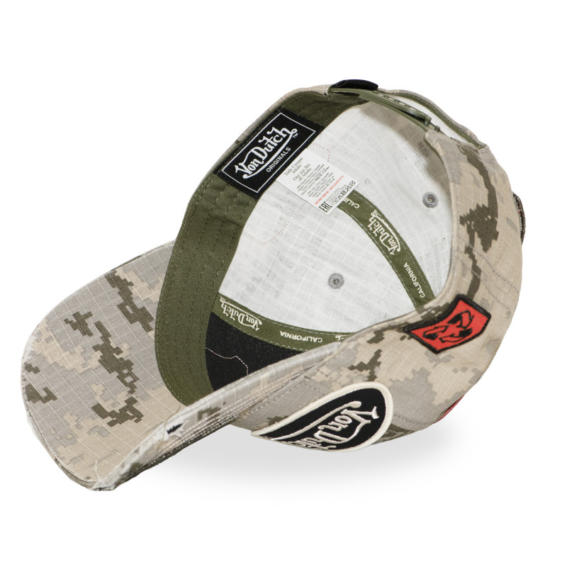 Casquette baseball effet usé avec patch Kamo Sand | Von Dutch
