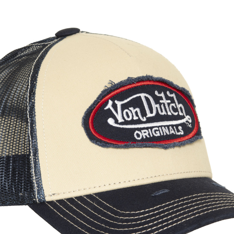Casquette baseball homme effet usé avec filet | Von Dutch