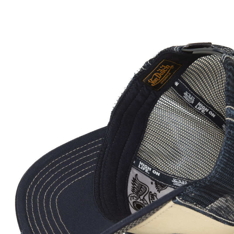 Casquette baseball homme effet usé avec filet | Von Dutch