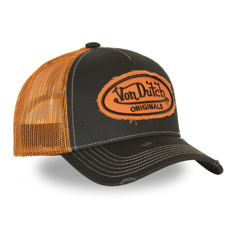Casquette baseball homme effet usé avec filet | Von Dutch